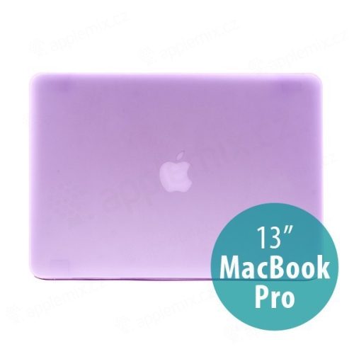 Tenké ochranné plastové puzdro pre Apple MacBook Pro 13 (model A1278) - matné - fialové