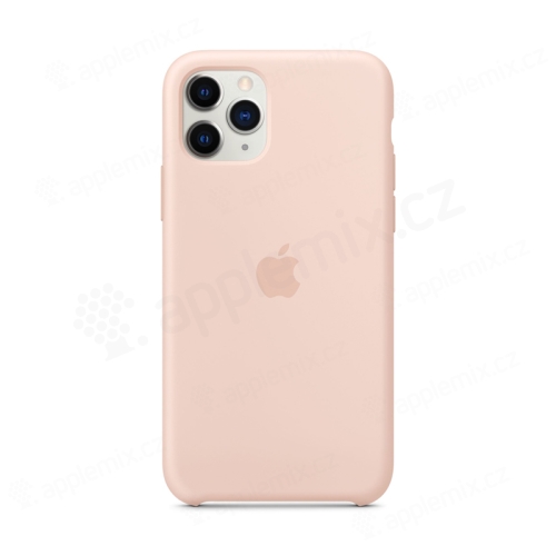 Originální kryt pro Apple iPhone 11 Pro - silikonový - pískově růžový