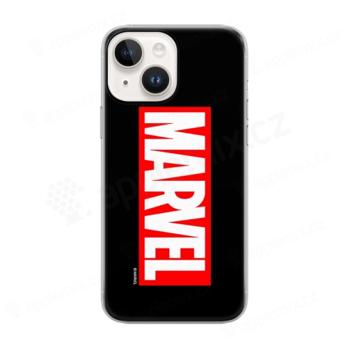 Kryt MARVEL pre Apple iPhone 14 Plus - gumový - čierny / červený