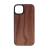 Kryt pre Apple iPhone 14 Plus - gumový / drevený - hnedý - orech