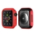 Kryt / rámček pre Apple Watch 45 mm Series 7 - plastový - červený