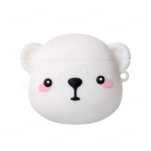 Pouzdro / obal pro Apple AirPods - silikonové - lední medvěd