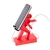 Plastový stojánek horolezec Boris pro Apple iPhone a iPod a podobná zařízení - červený