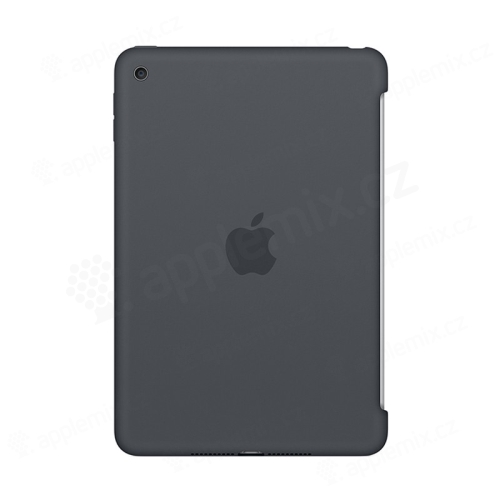 Originální kryt pro Apple iPad mini 4 - výřez pro Smart Cover - silikonový - uhlově šedý