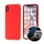 Kryt SULADA pre Apple iPhone Xs Max - gumový s magnetickým držiakom - červený