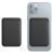 Puzdro na kreditnú kartu s MagSafe pripojením pre Apple iPhone - Umelá koža - Čierne
