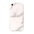 Kryt pre Apple iPhone 5C - mramorová textúra - gumový - biely