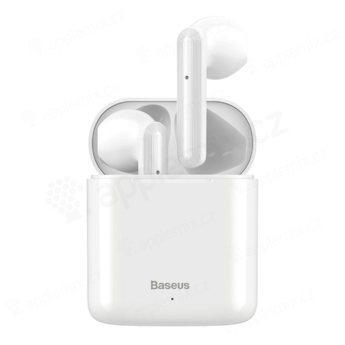 Bezdrátová Bluetooth sluchátka BASEUS Encok W09 - bílá