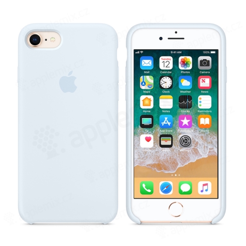 Originální kryt pro Apple iPhone 7 / 8 - silikonový - nebesky modrý