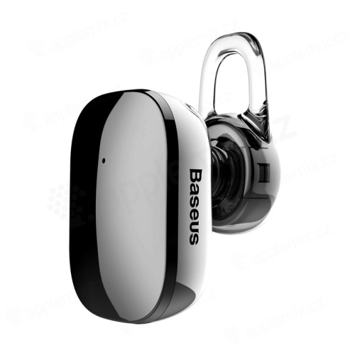 Handsfree BASEUS Earphone A02 - Bluetooth 4.1 - lesklé - černé