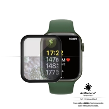 Tvrzené sklo (Tempered Glass) PANZERGLASS Premium pro Apple Watch 41mm Series 7 - 3D okraj - celolepené