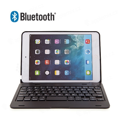 Klávesnice Bluetooth 3.0 s krytem pro Apple iPad mini / mini 2 / mini 3 - černá