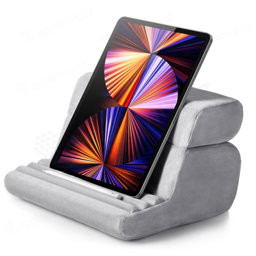 Stojánek / polštářek UGREEN pro Apple iPad - polohovatelný - plyšový - šedý
