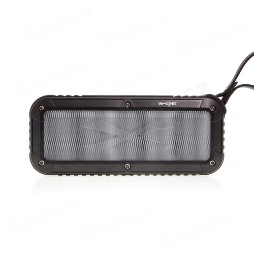 Reproduktor W-KING S20 outdoor Bluetooth - NFC, FM rádio a slot na TF karty - černý