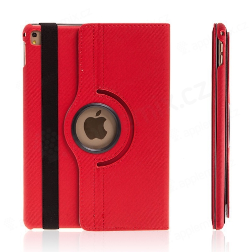 Pouzdro pro Apple iPad Pro 9,7 - 360° otočný stojánek a prostor na doklady - červené