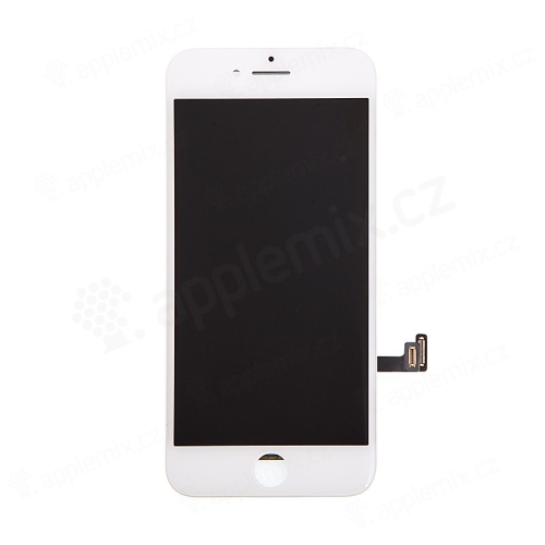 LCD panel + dotykové sklo (touch screen digitizér) pro Apple iPhone 8 - bílý - kvalita A+