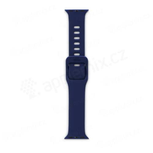 Remienok EPICO pre Apple Watch 41 mm / 40 mm / 38 mm - silikónový - modrý