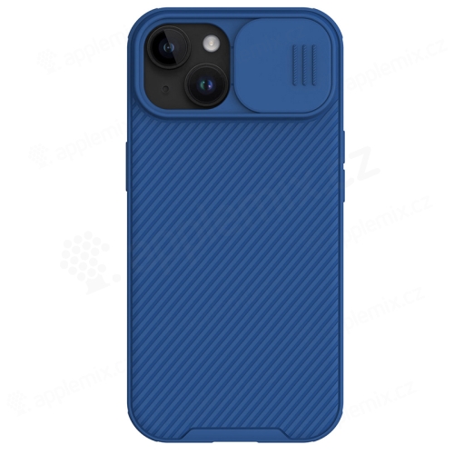 NILLKIN CamShield pre Apple iPhone 15 - Kryt fotoaparátu - Podpora MagSafe - Modrý