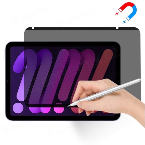 Ochranná fólie pro Apple iPad mini 6 - privacy provedení - magnetická - matná
