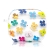 Puzdro KINGXBAR pre Apple AirPods 3 - s kamienkami Swarovski - plastové - farebné kvety
