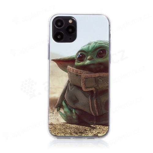 Kryt STAR WARS pro Apple iPhone 11 Pro - gumový - Mandalorian / Baby Yoda