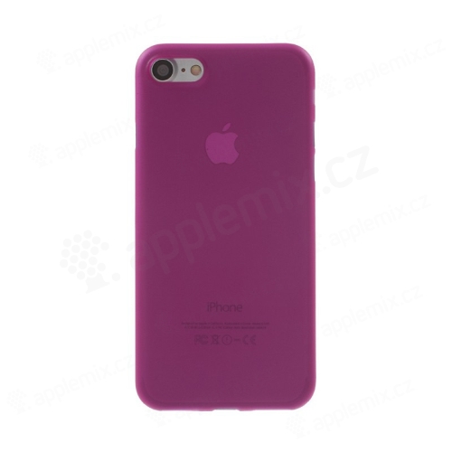 Kryt / obal pro Apple iPhone 7 / 8 / SE (2020) / SE (2022) - ochrana čočky - ultratenký - plastový - matný - růžový