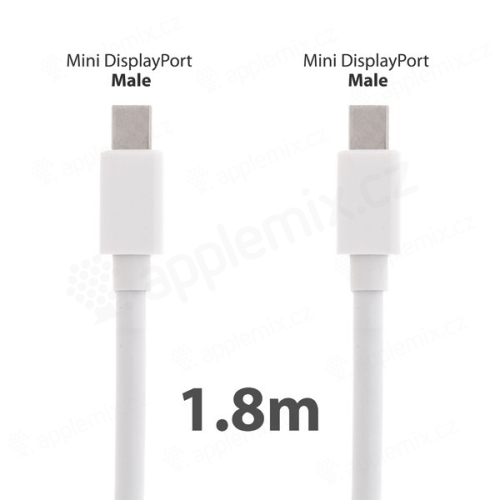 Pripojovací kábel Mini DisplayPort (Thunderbolt) samec - samec - 1,8 m