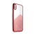 Kryt SULADA pro Apple iPhone X / Xs - lesklé vlnky - gumový - průhledný / červený