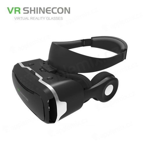 Virtuální brýle VR SHINECON 4 Generation 3D + sluchátka - černé
