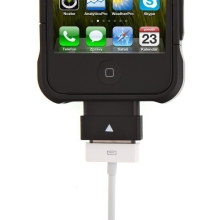 Prodlužovací nabíjecí 30 pinový konektor pro Apple iPhone / iPad / iPod - černý
