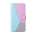 Puzdro pre Apple iPhone 11 - syntetická koža - trojfarebné - modré / ružové / sivé