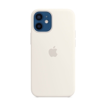 Originální kryt pro Apple iPhone 12 mini - silikonový - bílý