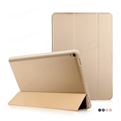 Pouzdro / kryt pro Apple iPad Pro 10,5" / Air 3 (2019) - funkce chytrého uspání + stojánek - silikon / umělá kůže - zlaté