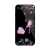 Kryt NXE pro Apple iPhone 7 / 8 / SE (2020) / SE (2022) - nazdobená lodička - sklo / guma - černý / fialový