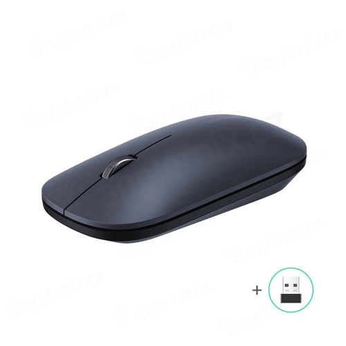 Optická bezdrôtová myš UGREEN - prijímač USB-A - 1x batéria AA - čierna