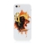 Kryt Harry Potter pre Apple iPhone 5 / 5S / SE - gumový - Lev z Nebelvíru - biely