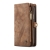 CASEME puzdro pre Apple iPhone Xr - peňaženka + kryt - priehradka na doklady - hnedé