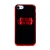 Kryt STAR WARS pre Apple iPhone 6 / 6S - gumový - čierny / červený