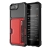 Kryt pro Apple iPhone 6 Plus / 6S Plus / 7 Plus / 8 Plus - umělá kůže / gumový - pouzdro na kartu - červený