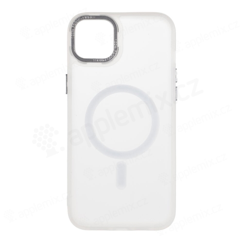 Kryt OBAL:ME Misty Keeper pro Apple iPhone 15 Plus - MagSafe - bílý