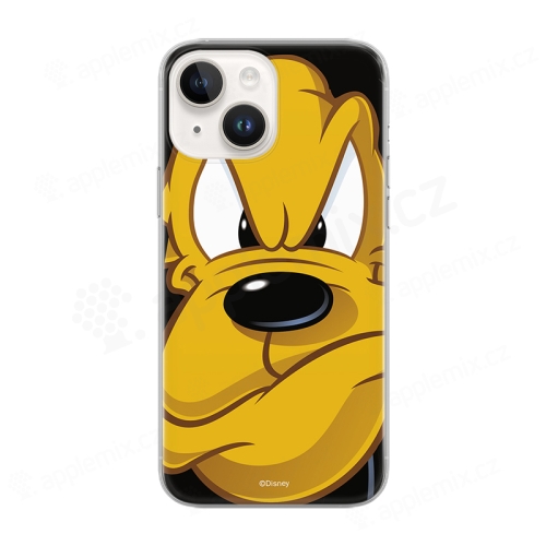 Kryt DISNEY pro Apple iPhone 14 - pes Pluto - gumový - černý