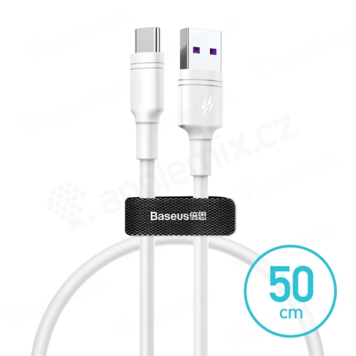 Synchronizačný a nabíjací kábel BASEUS USB-C na USB 3.0 - 0,5 m - biely