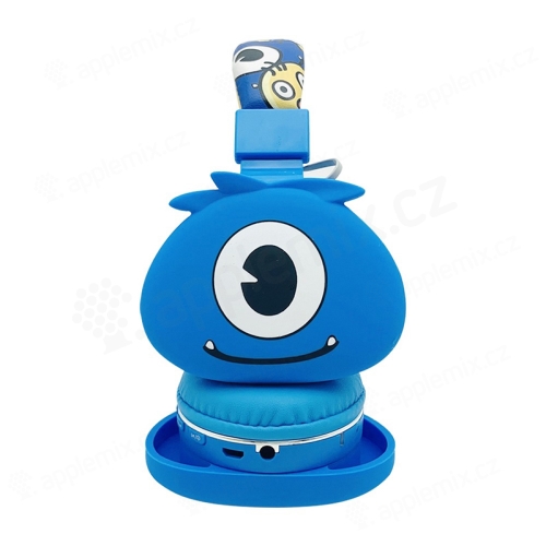 Bezdrôtové Bluetooth slúchadlá JELLIE MONSTERS - farebné príšerky - Monster - modré