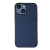 Kryt pro Apple iPhone 15 Plus - látková textura - plastový / umělá kůže - tmavě modrý