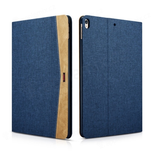 XOOMZ puzdro pre Apple iPad Pro 10,5" / Air 3 (2019) - stojan + funkcia smart sleep - látkové - modré