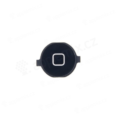 Tlačidlo Domov pre Apple iPhone 4 - Čierne - Kvalita A