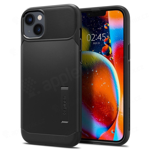 Kryt SPIGEN Slim Armor pro Apple iPhone 14 Plus - odolný - stojánek - plastový / gumový - černý