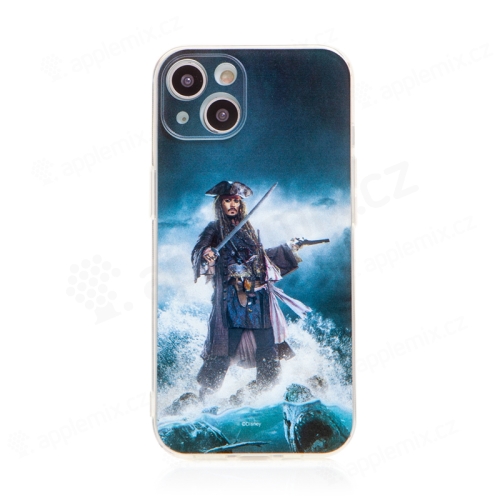 DISNEY kryt pre Apple iPhone 13 - Piráti z Karibiku - Jack Sparrow - gumový