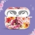 Pouzdro / obal KINGXBAR pro Apple AirPods Pro - s kamínky Swarowski - plastové - růžové květiny