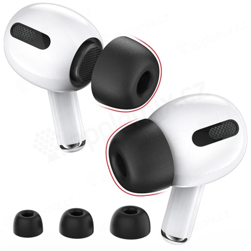 AHASTYLE štuple do uší / slúchadlá pre Apple AirPods Pro - pamäťová pena - 3 páry - veľkosť S / M / L